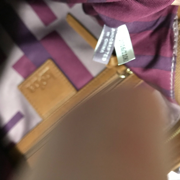 Kooba Jonnie Brown Leather Shopper Tote EUC - Picture 8 of 9